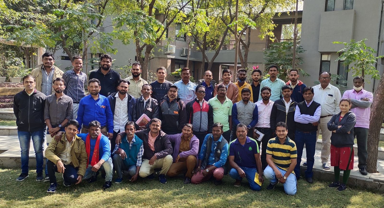 Young leaders from the community at a gathering
